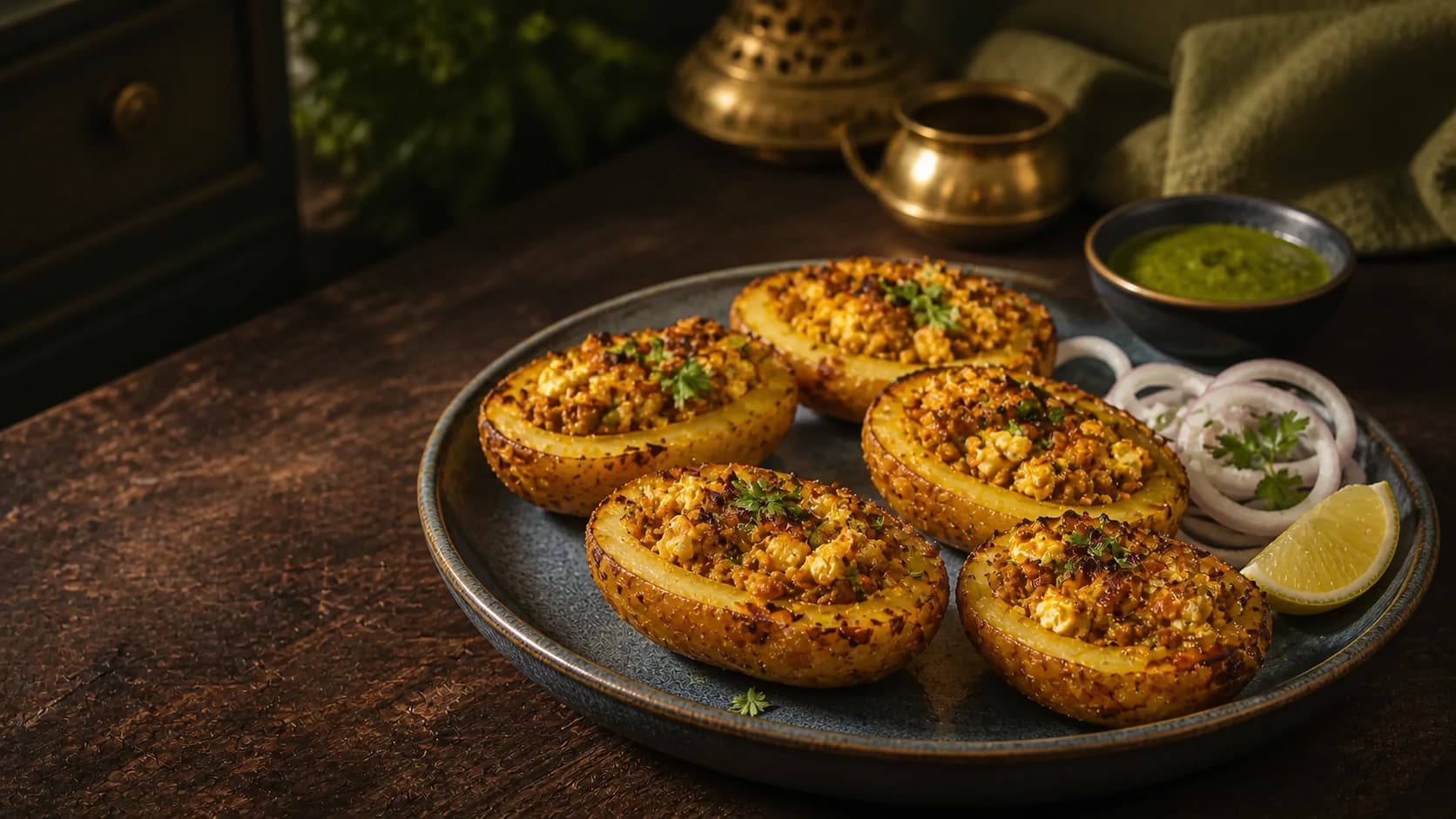 Gautam and Shobha's Tandoori Aloo Nazakat