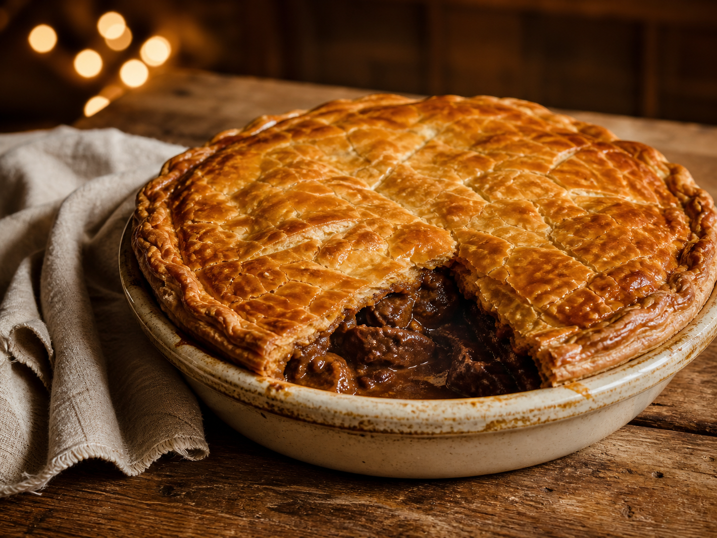 Grandad's Steak & Ale Pie
